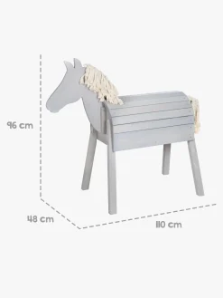 Roba Udeleg-Udendørslegehest 96 cm, Grå