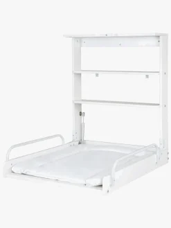 Pusleborde|Roba Væghængt Puslebord & Puslepude, White Hvid