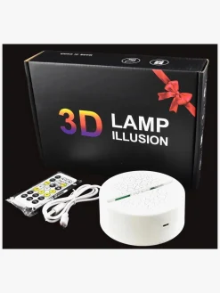 Børn Robetoy Lamper & Belysning-3D LED-pære Enhjørning med Fjernbetjening