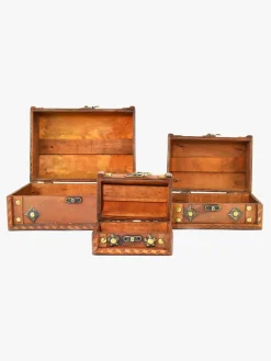 Opbevaring|Robetoy Skattekister Sæt i Træ 3-i-1 22 cm