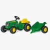 RollyToys Pedal- & Gåbiler-Rolly Toys John Deere Traktor m. Anhænger