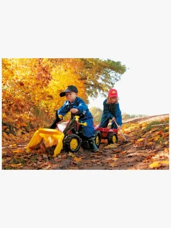 RollyToys Pedal- & Gåbiler-Rolly Toys Kid-X Pedaltraktor med Skovl og Anhænger, Rød