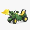 RollyToys Pedal- & Gåbiler-Rolly Toys Pedaltraktor Med Frontlæsser & Plastikhjul John Deere 7930