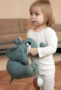 Babylegetøj|Roommate Aktivitetslegetøj Elefant, Sea Grey Grå