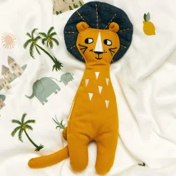 Dukker & Bamser|Roommate Dukke Løve, Yellow Gul