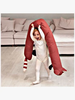 Børn Roommate Interiør-Lang Pude Lemur, Rød