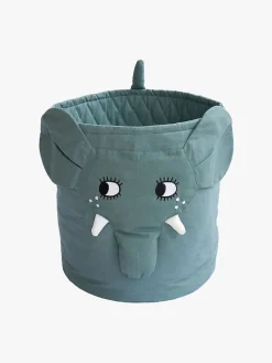 Børn Roommate Opbevaring-Mini Opbevaringskurv Elefant, Blå