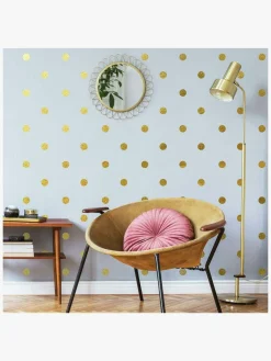 Interiør|RoomMates Wallstickers Gold Confetti Dots