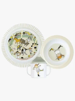 PippiLangstrump Spisetid-Rätt Start Pippi Langstrømpe  Cirkus Spisesæt 3 Dele