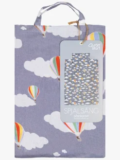 Sengetøj|RttStart Rätt Start Sengesæt Tremmeseng 100x130 Luftballon 3 Dele, Midnatsblå