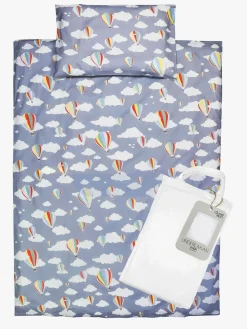 Sengetøj|RttStart Rätt Start Sengesæt Vogn 70x80 Luftballon 3 Dele, Midnatsblå