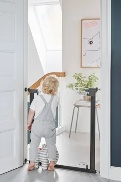 Sikkerhed|SafeandCare Safe & Care SafeGate Clear-view Pressure Fit Sikkerhedsgitter, Gennemsigtig