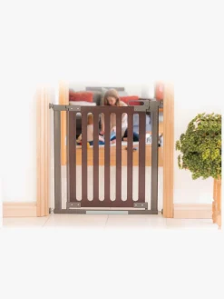 Sikkerhed|SafeandCare Safe & Care SafeGate Wood Pressure Fit Sikkerhedsgitter, Brun