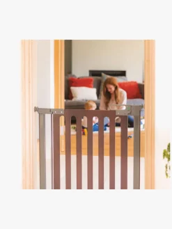 Sikkerhed|SafeandCare Safe & Care SafeGate Wood Pressure Fit Sikkerhedsgitter, Brun