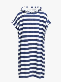 Børn Saltabad Uv & Strand-Apelviken Badeponcho, Navy White