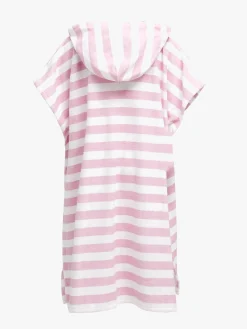 Børn Saltabad Uv & Strand-Apelviken Badeponcho, Pink White