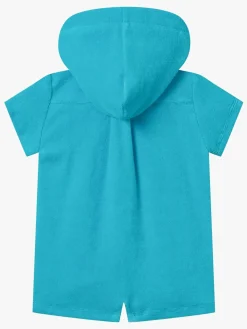 Børn Saltabad Heldragter-Charlie Frotté Jumpsuit, Turkis