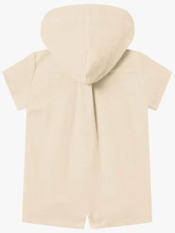 Børn Saltabad Heldragter-Charlie Frotté Jumpsuit, Ecru