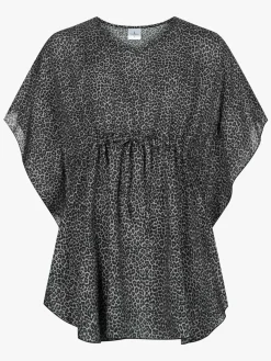 Børn Saltabad Kjoler & Tunikaer-Ellen Tunika, Grå/Sort Leo