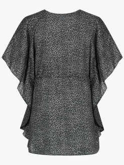 Børn Saltabad Kjoler & Tunikaer-Ellen Tunika, Grå/Sort Leo