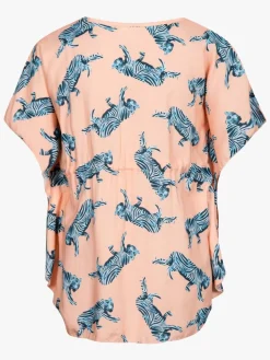 Kjoler & Tunikaer|Saltabad Ellen Tunika, Orange Tiger Patterned