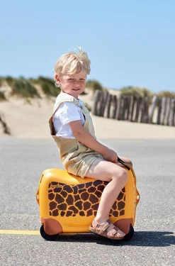 Tasker|Samsonite Dream2Go Kuffert 30L, Giraffe G. Sort/Orange