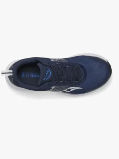 Børn Saucony Sneakers-Ride Kids Træningssko, Navy/Silver