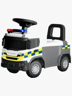 Pedal- & Gåbiler|Scania Gåbil Politi, Hvid