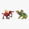 Legetøjsfigurer|Schleich 70834 Fire Saurian vs. Jungle Lizard Figursæt
