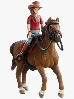 Schleich Legetøjsfigurer-42711 Horse Club Hannah & Cayenne Legesæt