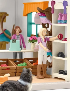 Legetøjsfigurer|Schleich 42568 Horse Club Hestebutik