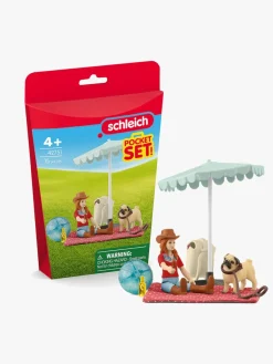 Schleich Legetøjsfigurer-42751 Pocket Set Legesæt Udflugt til Søen med Hannah
