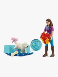 Schleich Legetøjsfigurer-42744 Pocket Set Legesæt Fødselsdagsfest med Lisa