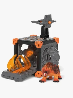 Legetøjsfigurer|Schleich Eldrador BattleCave Legesæt Lavabjørn