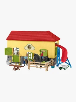 Legetøjsfigurer|Schleich Farm World Legesæt Hestestald