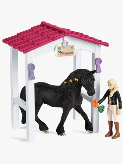 Schleich Legetøjsfigurer-Hesteklub m. Hesteboks Tori & Princess