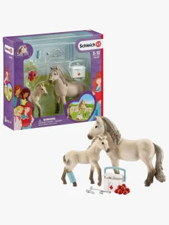 Schleich Legetøjsfigurer-Islandsk Hest m. Førstehjælps Kit
