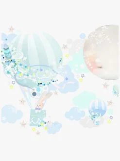 Interiør|Schmooks Wallsticker Hot Air, Blue