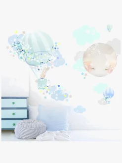 Interiør|Schmooks Wallsticker Hot Air, Blue