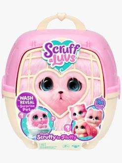 Dukker & Bamser|ScruffALuvs Scruff-A-Luvs Bamse, Pink Blandet Lyserød