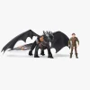 DisneyDraktranaren Legetøjsfigurer-Sådan Træner Du Din Drage Viking & Drage Toothless & Hiccup Legesæt