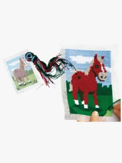 Kreativt Legetøj|SES Broderi Kreasæt Hest