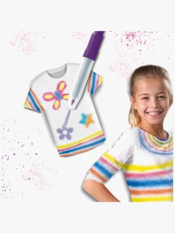 Kreativt Legetøj|SES Creative Airbrush-pustetusser til Tekstil 7-pak Flerfarvet