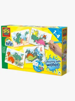 Kreativt Legetøj|SES Creative Malesæt Første Mal med Vand, Dinosaur