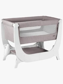 Børn Shnuggle Børnesenge & Tilbehør-Air Bedside Crib, Stone Grey