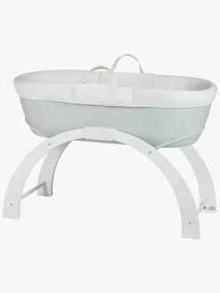 Børnesenge & Tilbehør|Shnuggle Dreami Moseskurv Sleep System, Grå