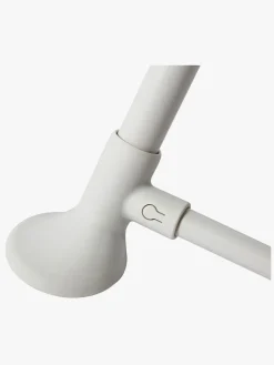 Shnuggle Badeværelset-Sammenklappelig Stativ til Badekar Baby, White/Grey