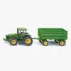 Legetøjsbiler & -Fartøjer|SIKU Traktor Med Anhænger John Deere 1:50