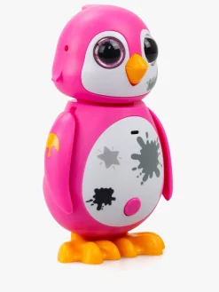 Interaktivt Legetøj|Silverlit  Mini Interaktiv Pingvin, Pink Lyserød