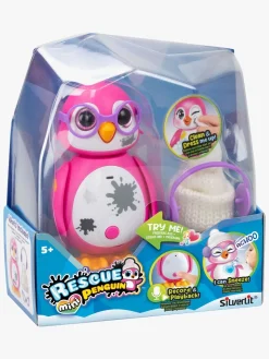 Interaktivt Legetøj|Silverlit  Mini Interaktiv Pingvin, Pink Lyserød